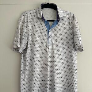 Greyson mens polo white small